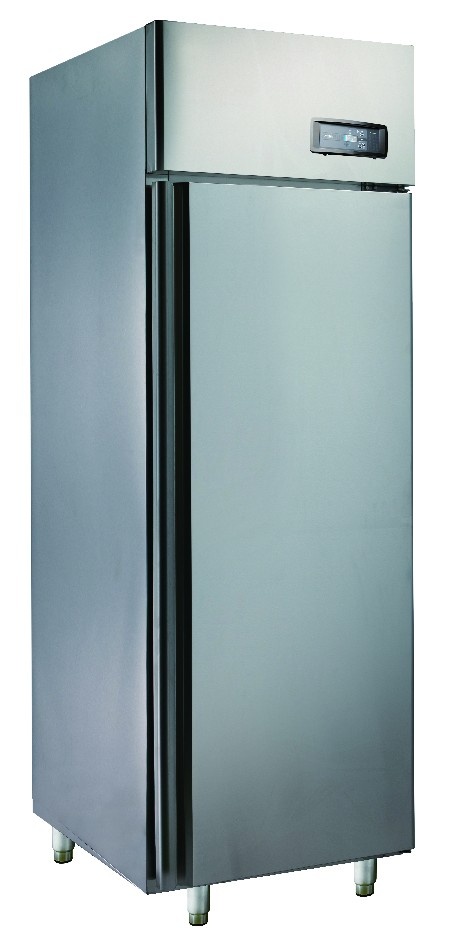 Luxury project static cooling single door upright refrigerator