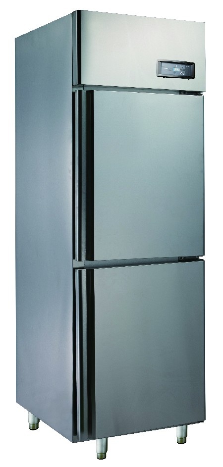 Luxury project static cooling single  two door upright refrigerator