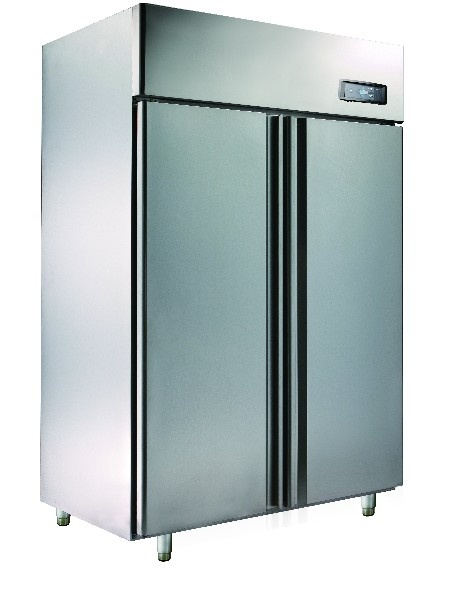 Luxury project static cooling  two door upright refrigerator